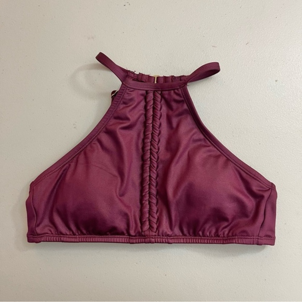 Gibson Latimer Women Swim Top Size Medium Red Swimwear Beach Vacation